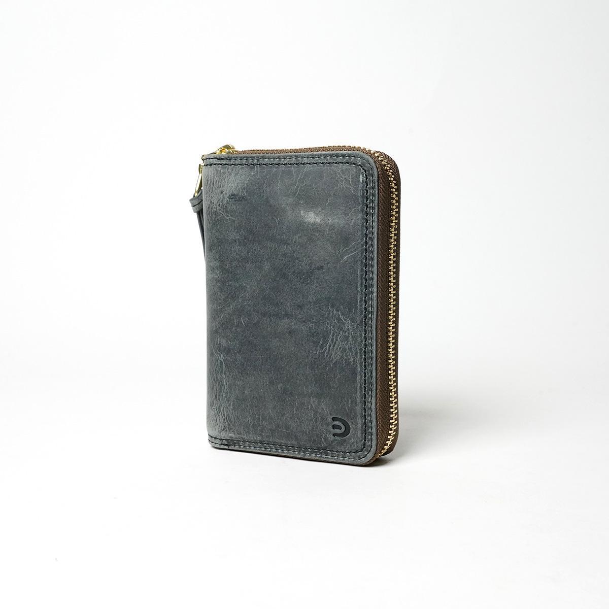 クードゥーレザー　ハーフウォレット