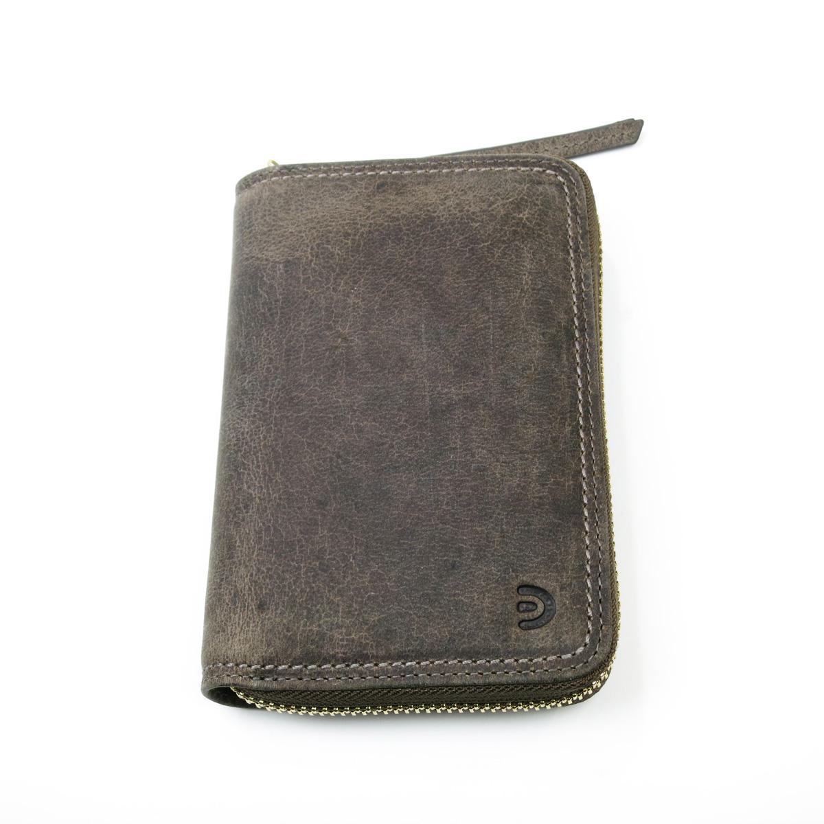 クードゥーレザー　ハーフウォレット