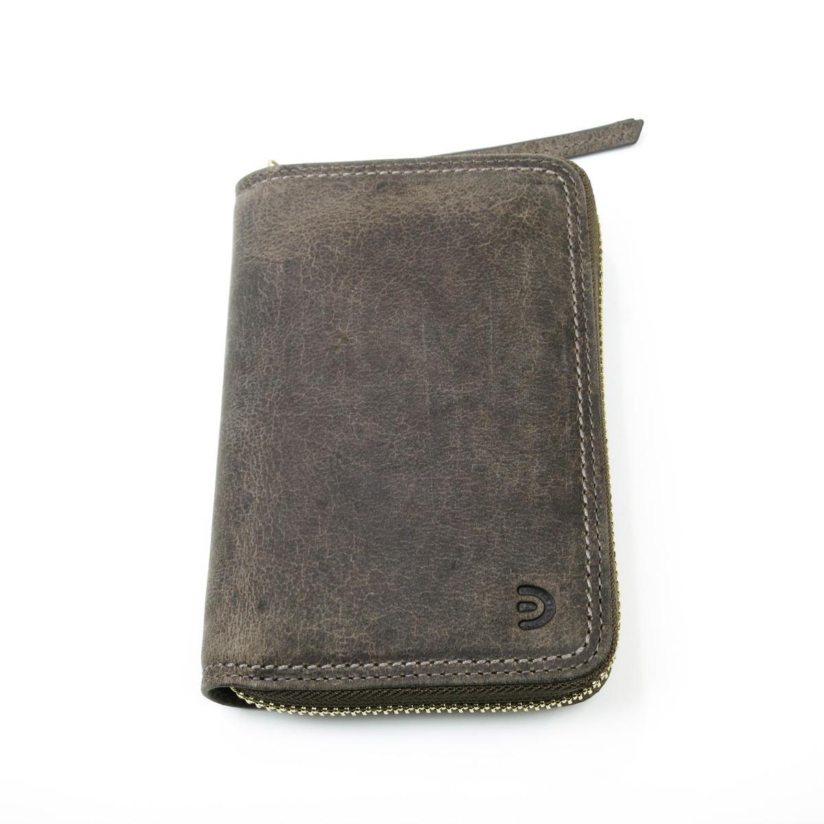 クードゥーレザー　ハーフウォレット