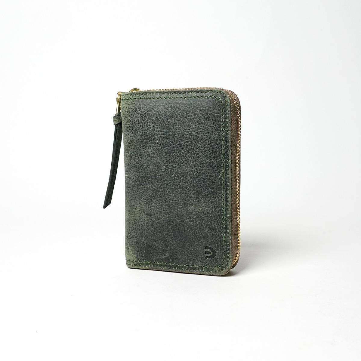 クードゥーレザー　ハーフウォレット