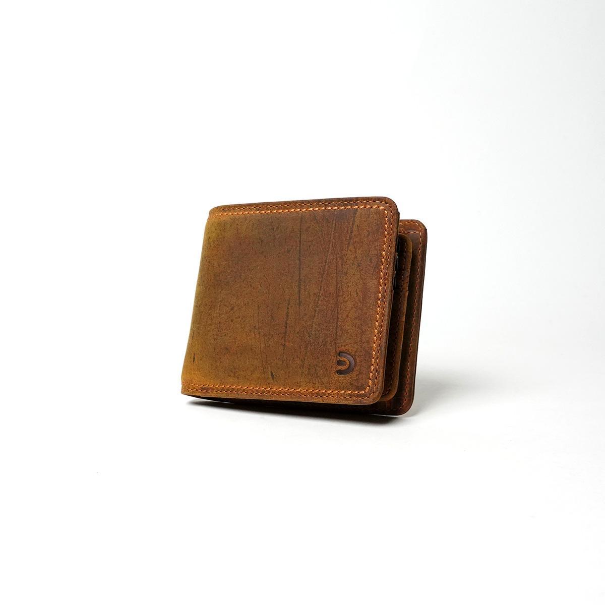 クーズーレザー　折り札入れ