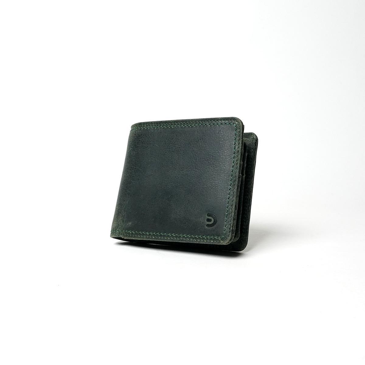 クーズーレザー　折り札入れ