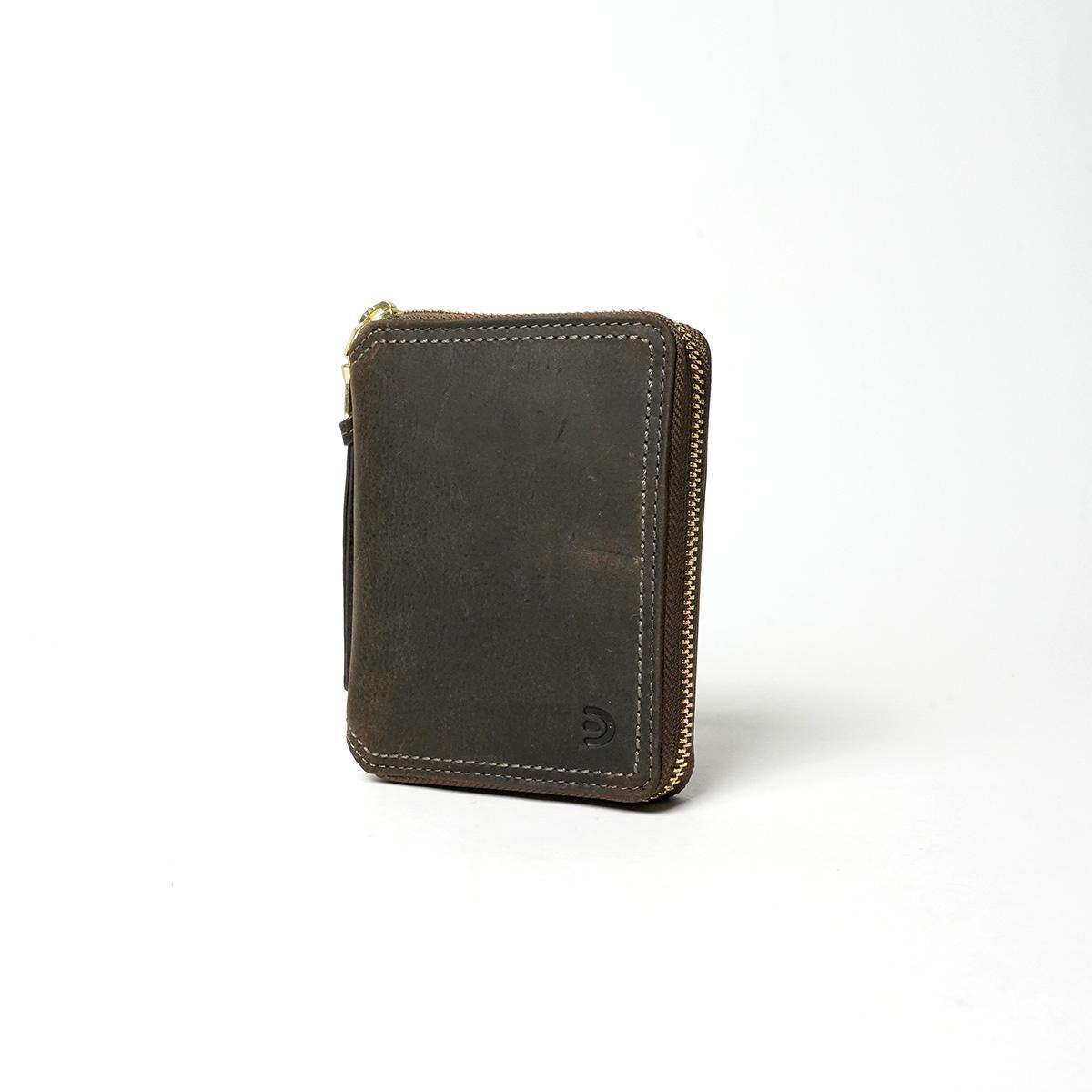 クーズーレザー　コンパクトハーフラウンド