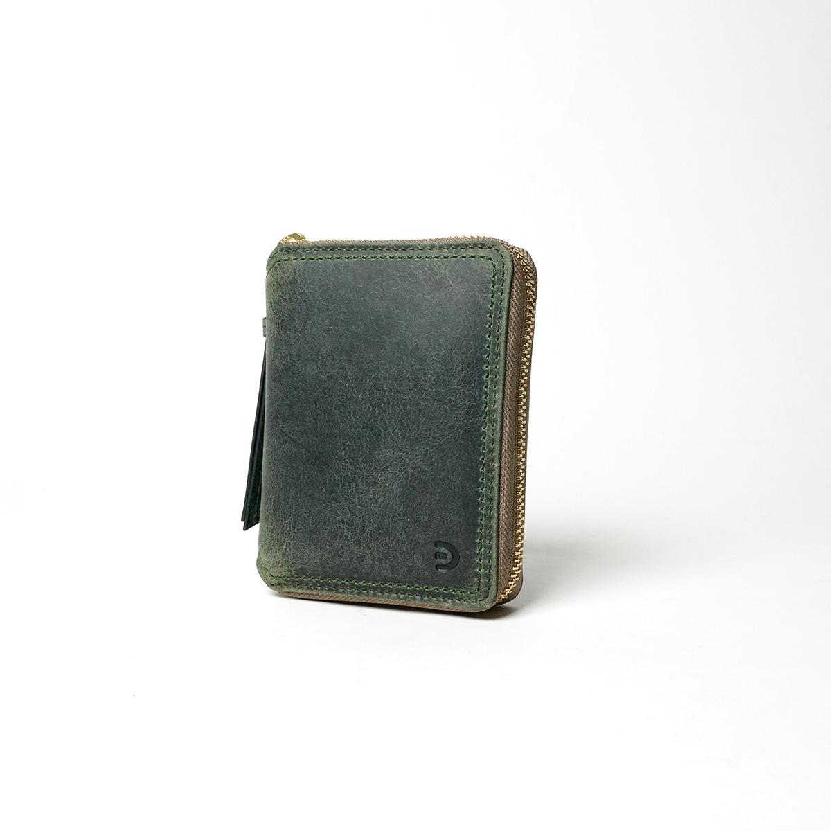 クーズーレザー　コンパクトハーフラウンド