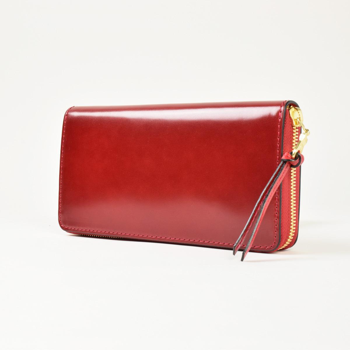 オイルコードバン　ラウンド束入れ