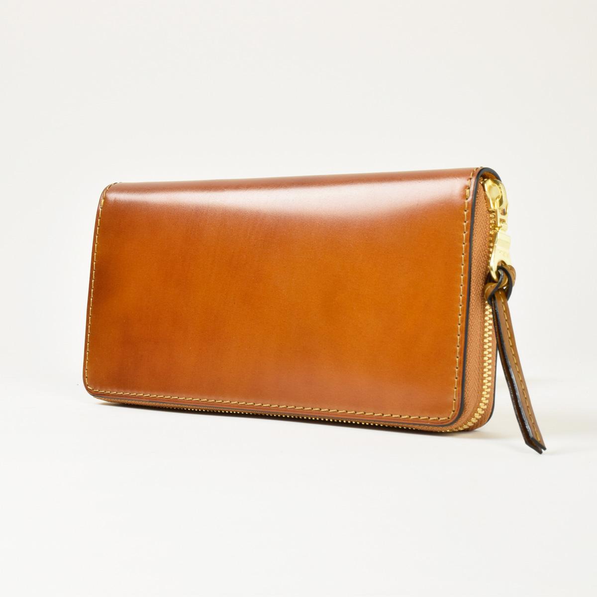 オイルコードバン　ラウンド束入れ