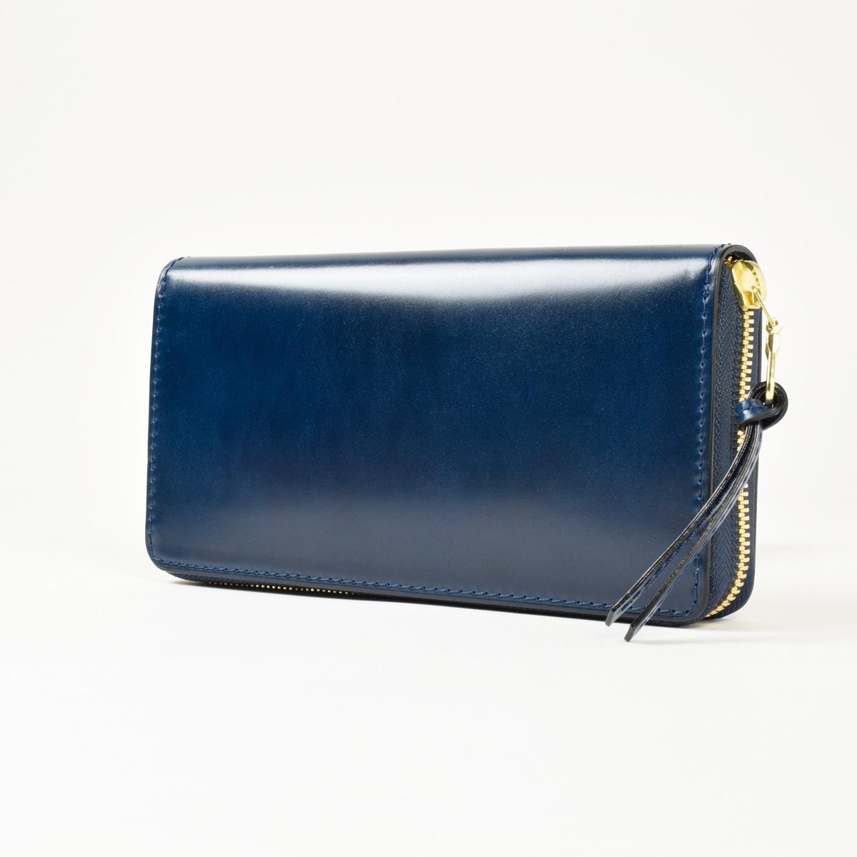 オイルコードバン　ラウンド束入れ