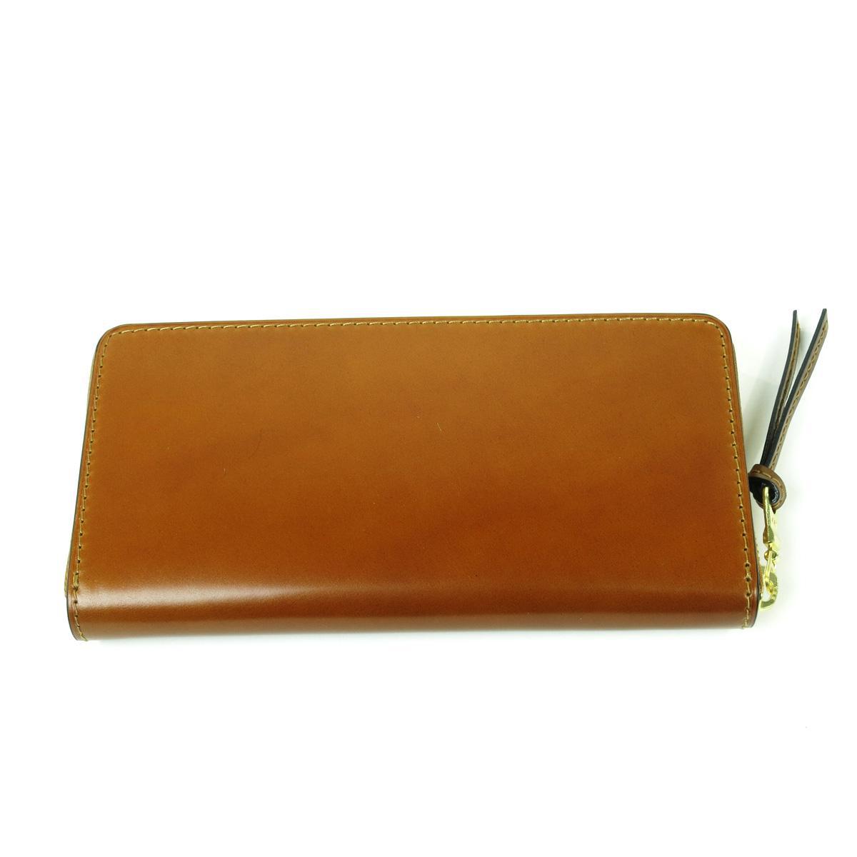 オイルコードバン　ラウンド束入れ