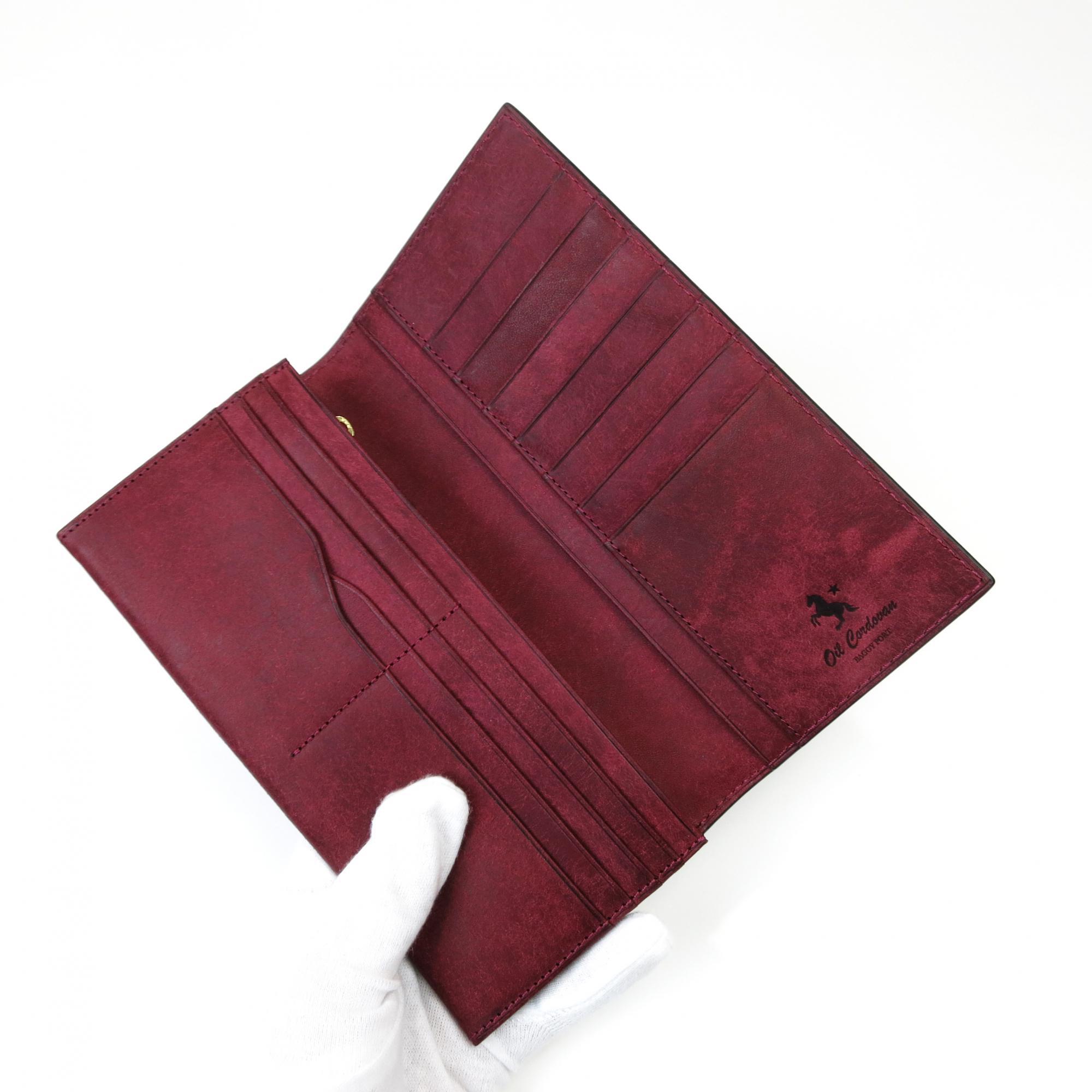 オイルコードバン　折り束入れ