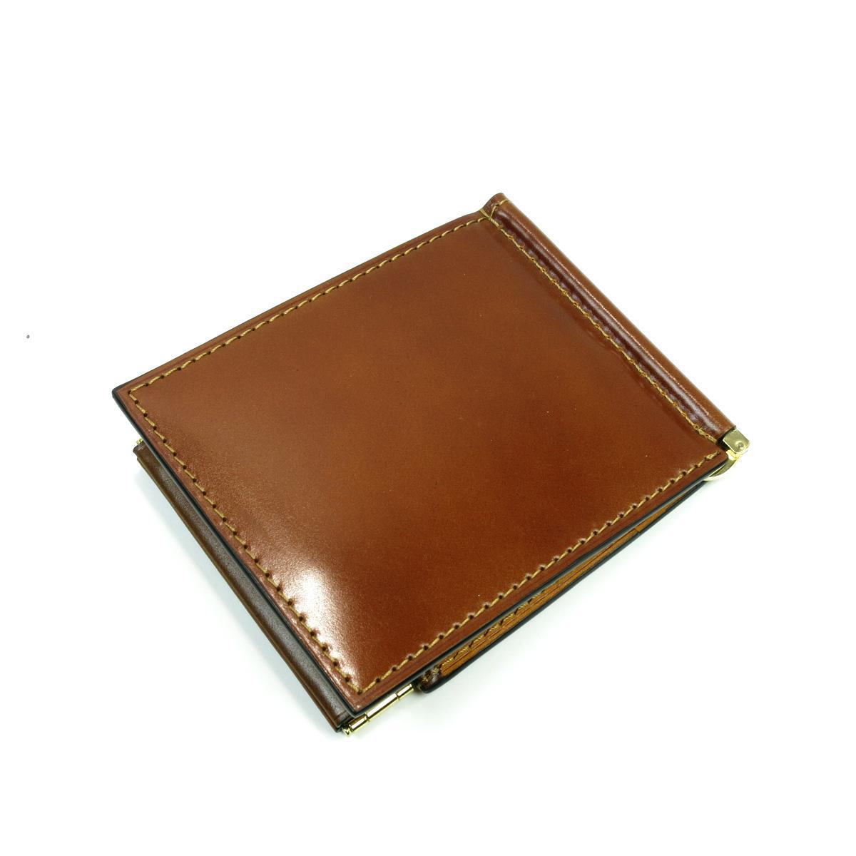 オイルコードバン　口バネコイン札バサミ