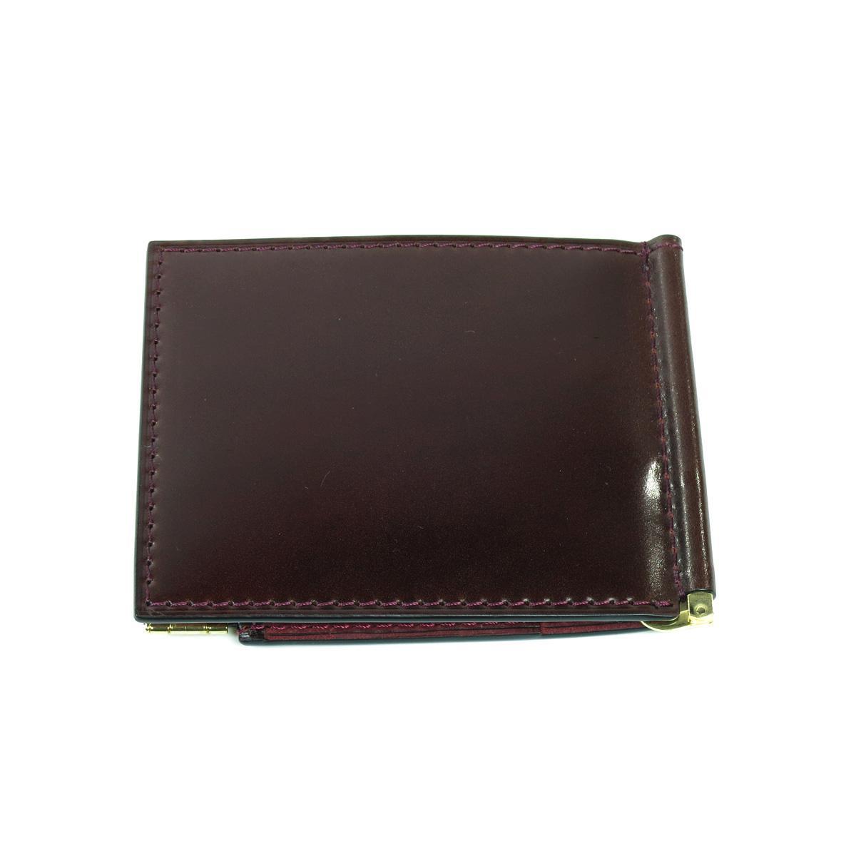 オイルコードバン　口バネコイン札バサミ