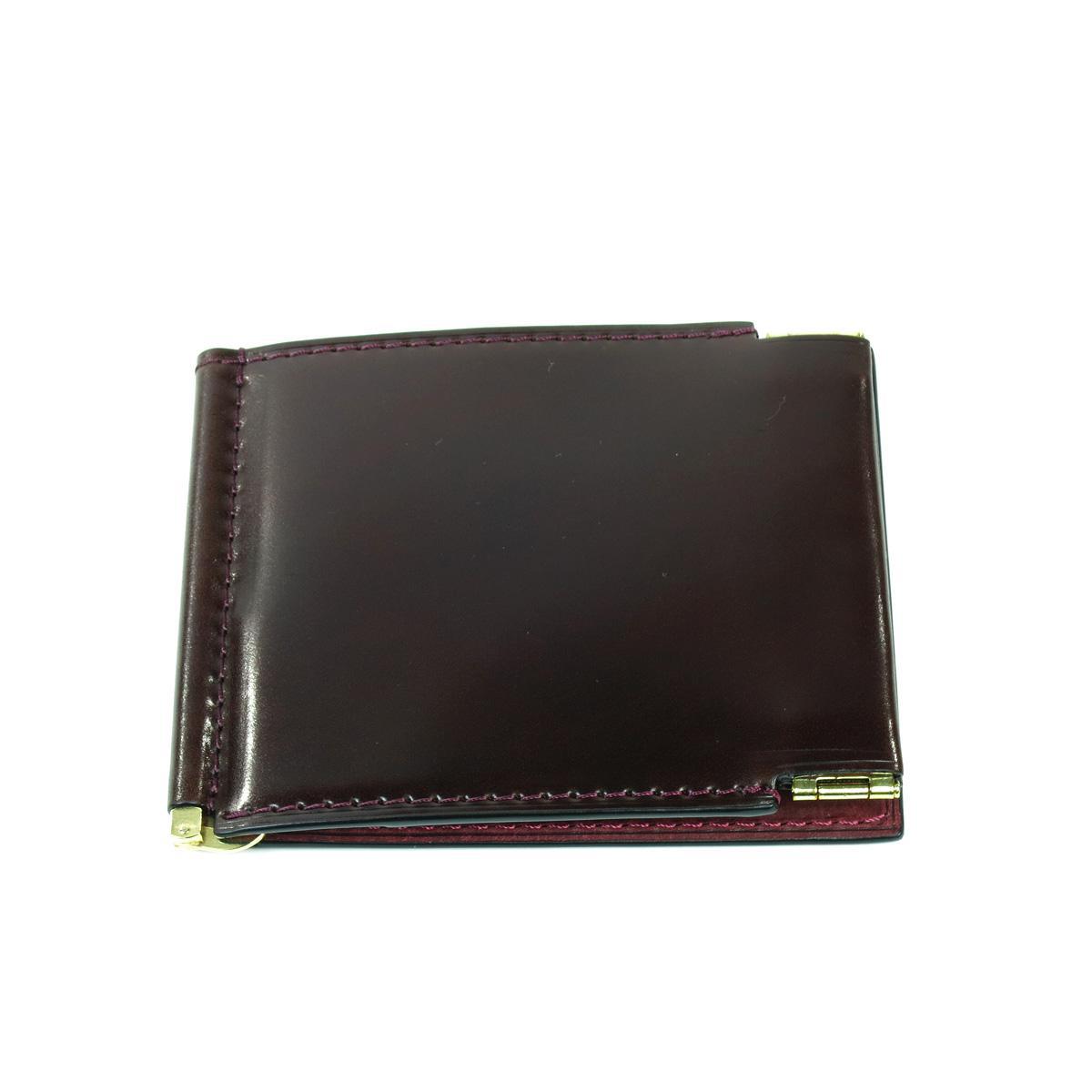 オイルコードバン　口バネコイン札バサミ