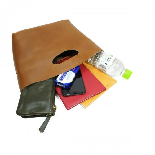 VIレザー（姫路レザー）　くり手ミニショルダーバッグ