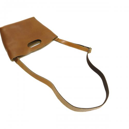 VIレザー（姫路レザー）　くり手ミニショルダーバッグ