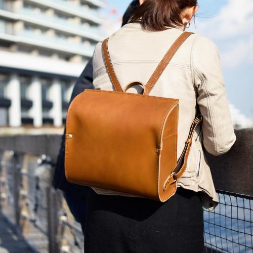 VI OilHalfTannin　クプラ　リュックサック　Sサイズ