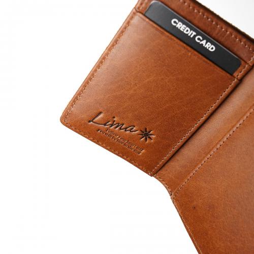 LIMA　オイルスエード 三つ折り財布
