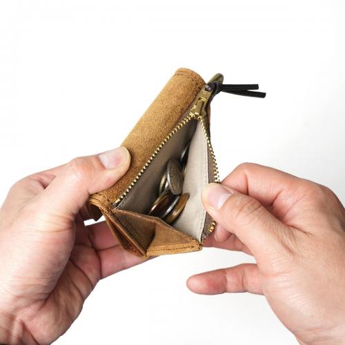 LIMA　オイルスエード 三つ折り財布