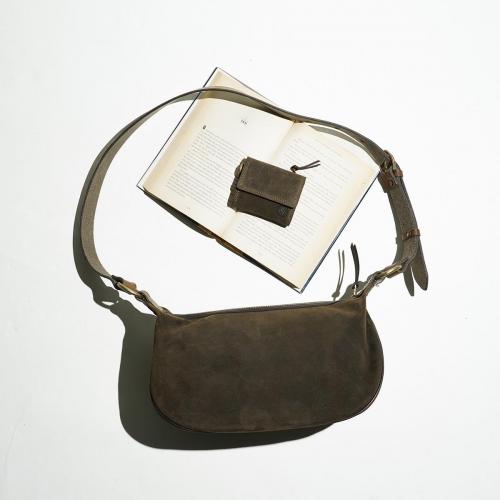 LIMA オイルスエード ラウンドショルダー