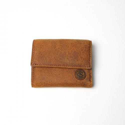 WAXED ELK Leather 三つ折り財布