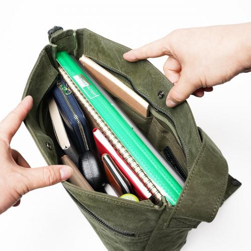 TIGER CANVAS -タイガー帆布- フラップ付きショルダーバッグ（Mサイズ）