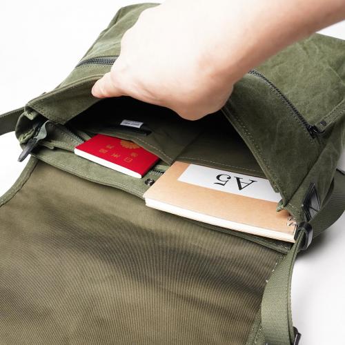 TIGER CANVAS -タイガー帆布- フラップ付きショルダーバッグ（Mサイズ）