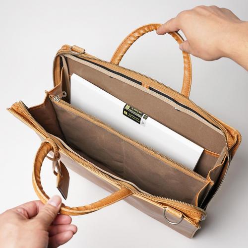 白化合皮 ビジネスブリーフ(M)【送料無料】