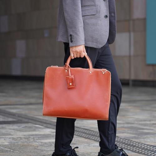 白化合皮 ビジネスブリーフ(M)【送料無料】