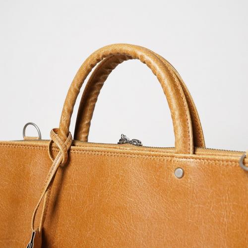 白化合皮 ビジネスブリーフ(M)【送料無料】