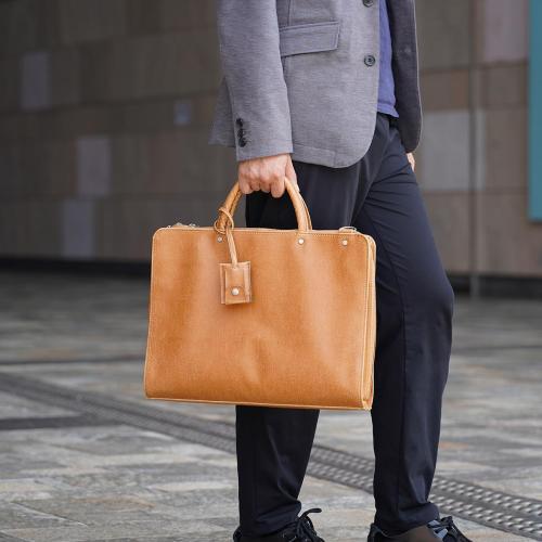 白化合皮 ビジネスブリーフ(M)【送料無料】