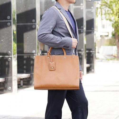 白化合皮 ビジネスブリーフ(M)【送料無料】