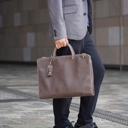 白化合皮 ビジネスブリーフ(M)【送料無料】