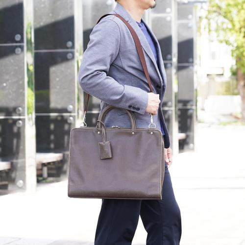 白化合皮 ビジネスブリーフ(M)【送料無料】