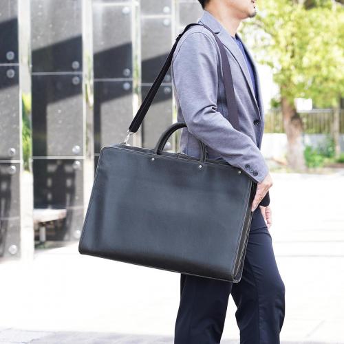 白化合皮 ビジネスブリーフ（Lサイズ）