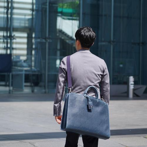 白化合皮 ビジネスブリーフ（Lサイズ）