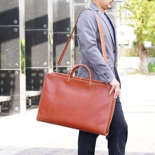 白化合皮 ビジネスブリーフ（Lサイズ）