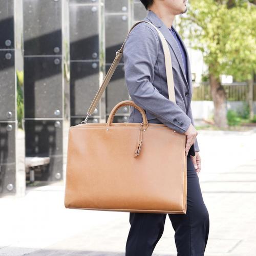 白化合皮 ビジネスブリーフ（Lサイズ）