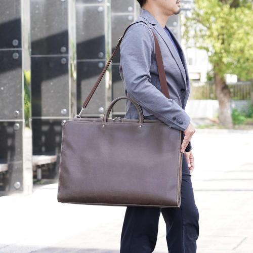 白化合皮 ビジネスブリーフ（Lサイズ）