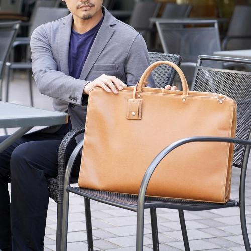 白化合皮 ビジネスブリーフ（Lサイズ）