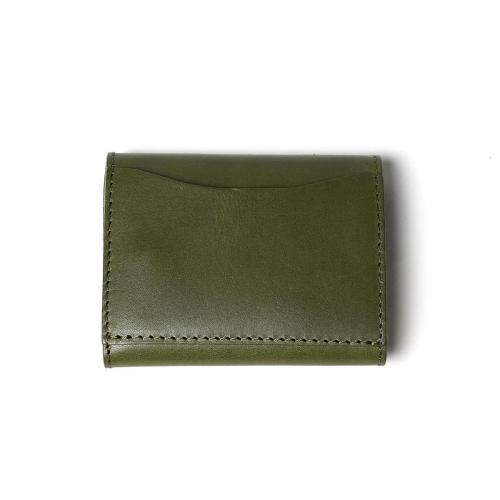 栃木レザー 二つ折りミニ財布