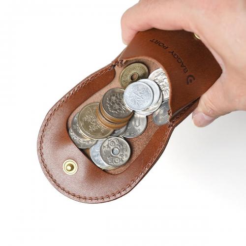 栃木レザー 馬蹄型 コインケース