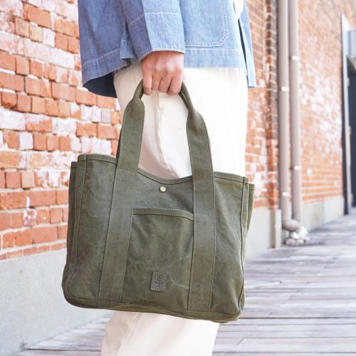 【送料無料】18ozアーミーダックトートＭサイズ