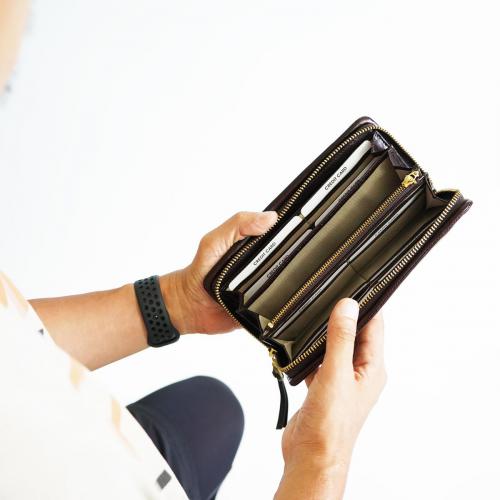 タンポナート　ラウンドファスナー 束入れ