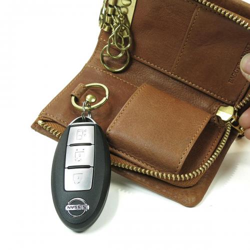 バフレザー L字ファスナー キーケース