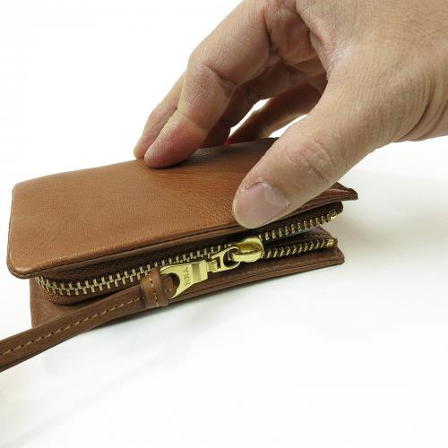 バフレザー L字ファスナー キーケース