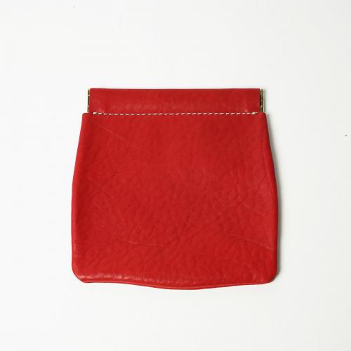 オイルシュリンクソフトレザー 板バネ小物入れ