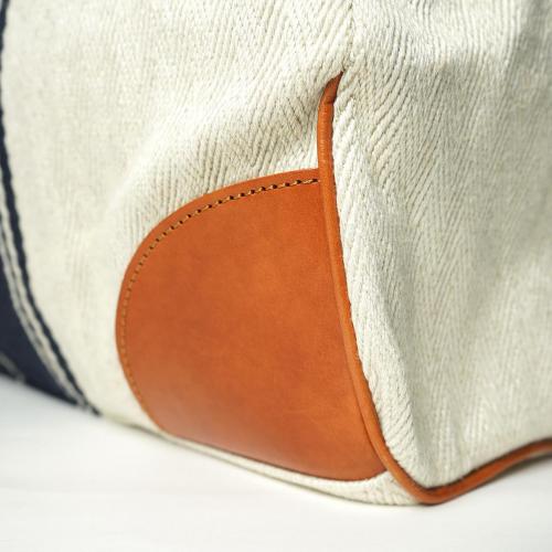 レーヨンリネンヘリンボーントートバッグ