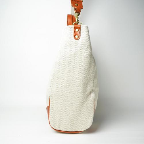 レーヨンリネンヘリンボーン トート＆ショルダーバッグ