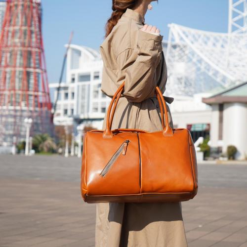 オイルバケッタ ボストンバッグ