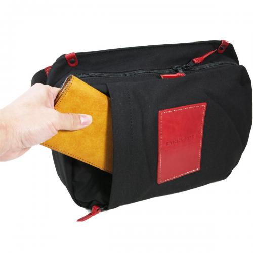 BLACK帆布　横ショルダーバッグ