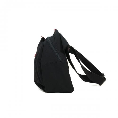 BLACK帆布　横ショルダーバッグ